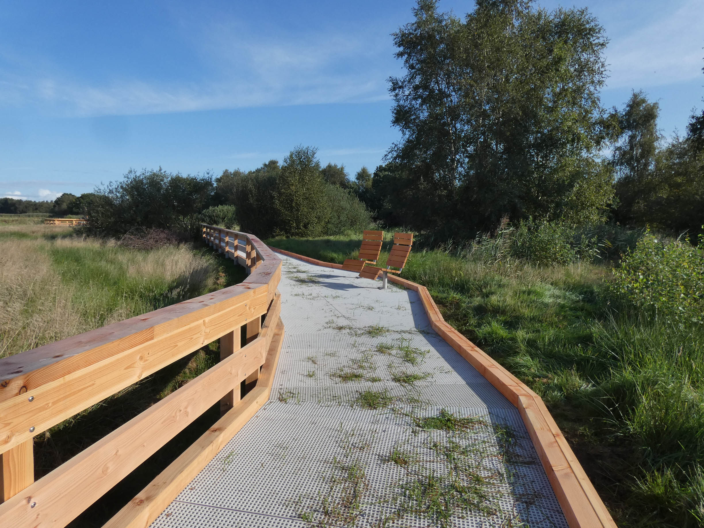 Ansicht Stühle und Steg