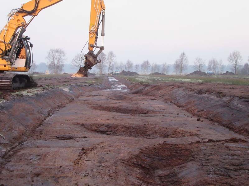 Naturschutzstiftung Cuxhaven Projekte Projektgebiete Ahlenmoor Bauphase 02